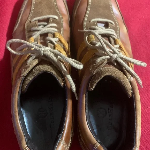 Cole Haan brown leather suede men’s sneakers - Picture 2 of 7